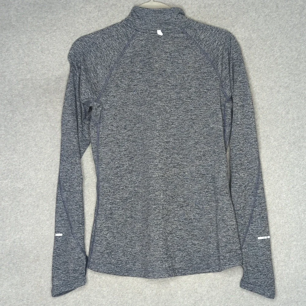 Nike Element Dri Fit Running Top Women's Thumbhole Half‎ Zip Pullover Small Gray